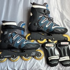 K2 Camano-W Women's Inline Skates Size 9 Blue/Black Carbon Frame MPN S-01102-L