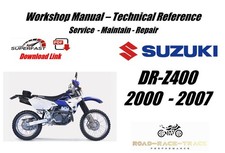 Suzuki DR-Z400 DRZ400 Service Repair Workshop Manual  2000 - 2007