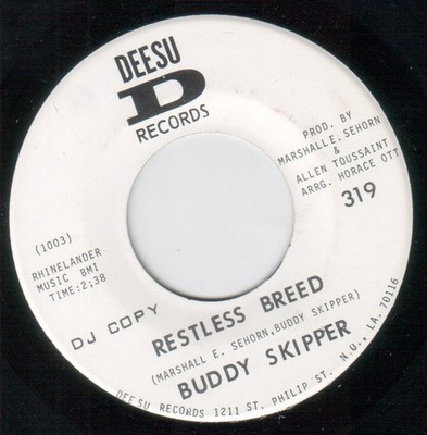 Buddy Skipper (2) - Restless Breed / Cancel The Reservation, 7'', (Vinyl)