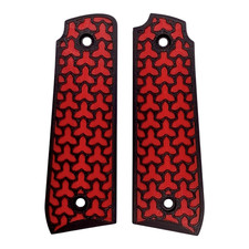 Red  Black Fusion Printed Ruger Mark IV 22/45 Grips MK 4