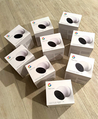 Google Nest Cam Set für Innen und Außenbereich ￼