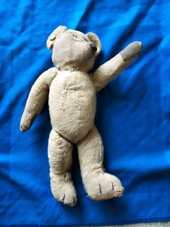 Antiker Chad Valley englischer traditioneller Mohair bezaubernder alter Teddybär mit Gelenken