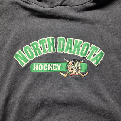 #ad #ad North Dakota Fighting Sioux Hockey Hoodie Russell Athletic Men’s XXL Black $39.95