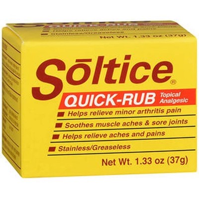 Soltice Quick Rub Topical Pain Reliever, 1.33 Ounces Ounce (Pack of 1) 