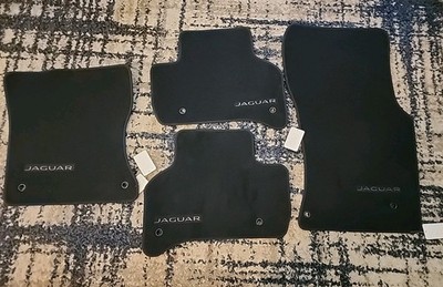 Jaguar X760 Full Set of 4 OEM Black Car Mats jx73 130a22ea8pvj