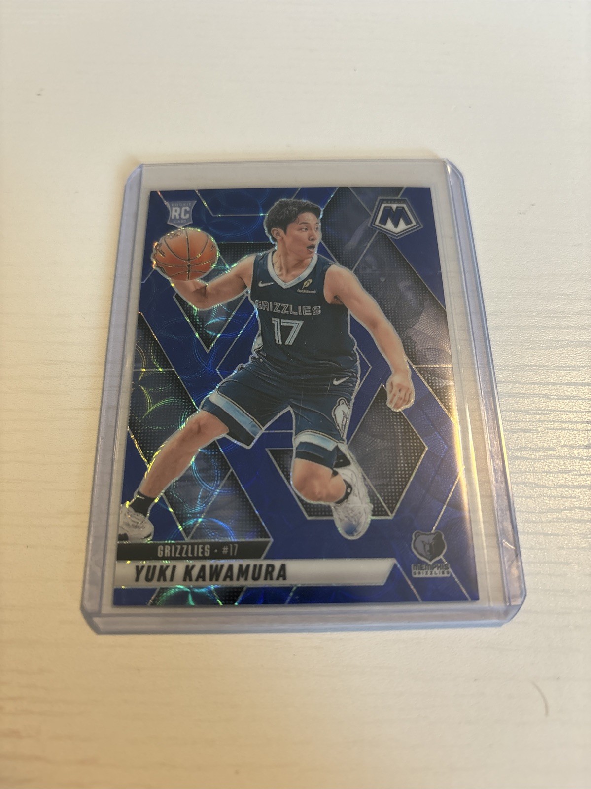 2024-25 Panini Mosaic International Blue Yuki Kawamura #209 /35 RC