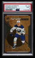 2018-19 SP Authentic Spectrum FX Bounty Gold 23/50 Rasmus Dahlin PSA 9 MINT 0ll