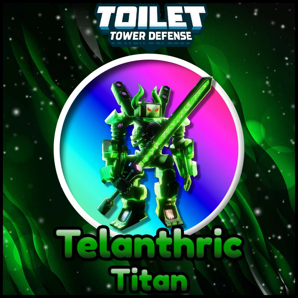 TELANTHRIC STUDIOS Telanthric Titan | TTD Toilet Tower Defense Roblox Ultimate Units