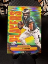 2025 Topps Chrome Jalen Hurts Power Players Refractor #PP-4 Eagles