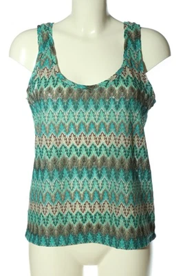 H&M Haut basique Dames Top T EU 40 turquoise style décontracté - Photo 1/4