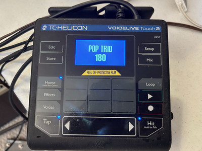 TC-HELICON VOICELIVE TOUCH 2 Vocal Effects Processor - Box, Power and Switch 6!