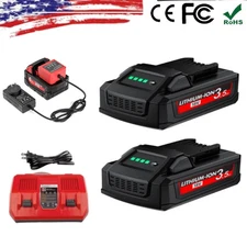 For Milwaukee For M18B5 3.5Ah Battery Lithium Extended 18V 48-11-1828 /Charger