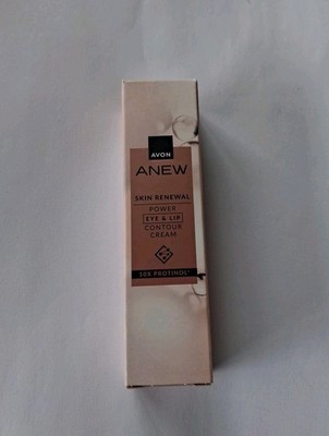 AVON  ANEW  SKIN RENEWAL Power Augen - &   Lippenkonturencreme, hormonfrei