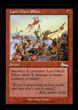 Last-Ditch Effort LP Light Play Urza's Legacy MTG [8812]
