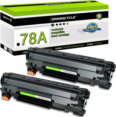 2PK Black 78A Toner for HP CE278A LaserJet P1600 M1536 MFP M1536DNF Printer