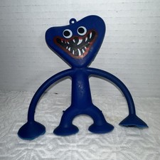 Poppy Playtime Huggy Wuggy Mascot Keychain Blue Rubber Toy Waggy Suction Arms