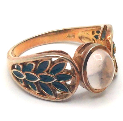 TOP DESIGNER JLO 925 Sterling Silber Ring vergoldet Retro Silver Juwelo Luxury