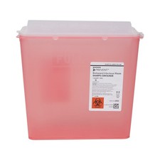 McKesson Prevent Sharps Container 5 Quart 10.75"Hx10.5"Wx4.75"D 2262 Box of 10