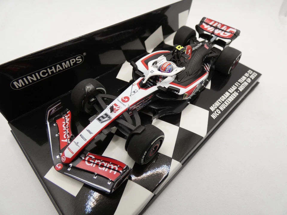 Haas F1 Team VF-23 Nico Hulkenberg #27 Austin GP 2023 Minichamps 1/43 Formula 1 - Immagine 2 di 3