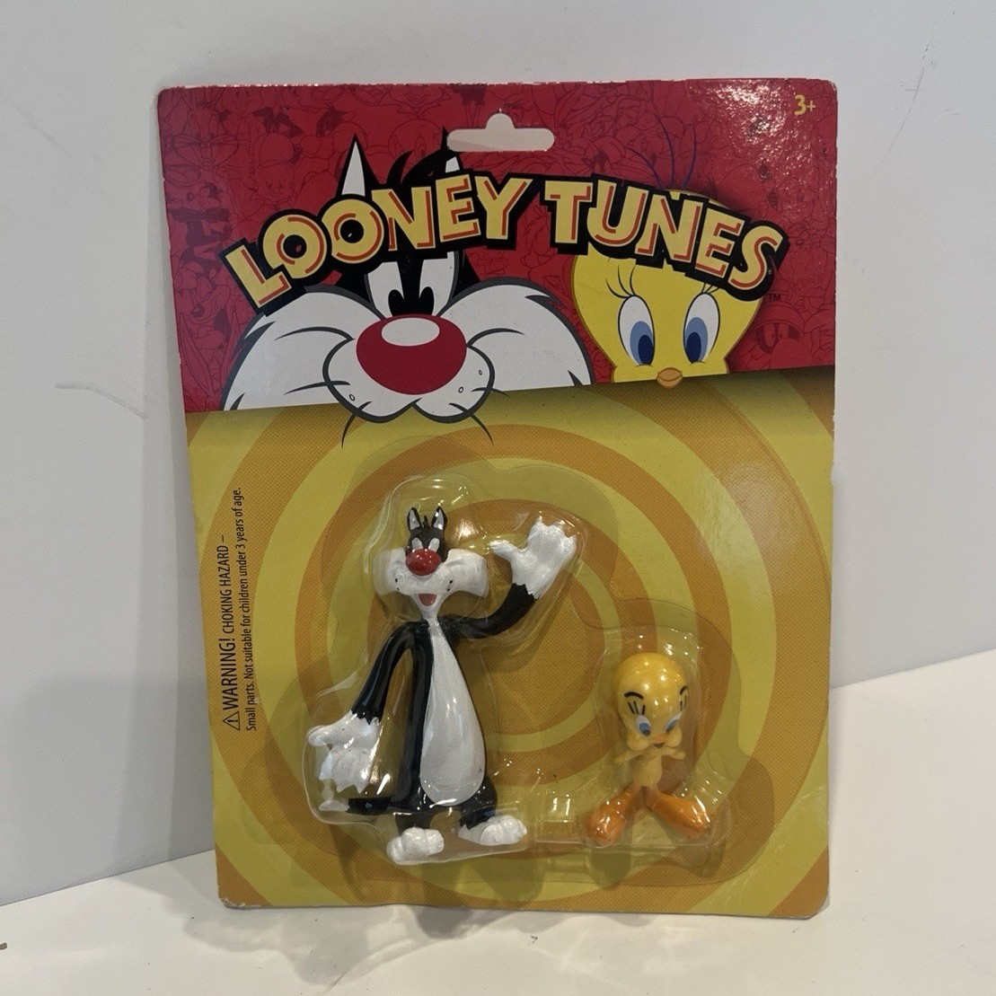 NJ Croce Looney Tunes Sylvester & Tweety Bendable Figures Plastic Unopened
