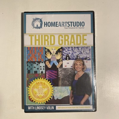 Home Art Studio DVD Third Grade Art Education Lindsey Volin Homeschool Craft NEW