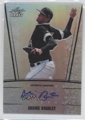 2011 Leaf Metal Draft Silver Prismatic 93/99 Archie Bradley #AU-AB1 Auto 0f8