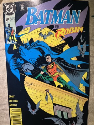Batman #465 Newsstand Variant (DC Comics Late July 1991)