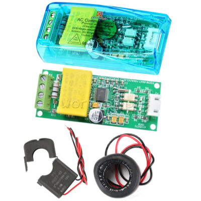 PZEM-004T Single Phase Meter AC Ammeter Volt Power Kwh TTL RS485 CT Coil New