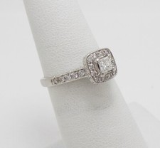 1/2CT Natural Diamond Anniversary Engagement Wedding Bridal Ring 14K White Gold