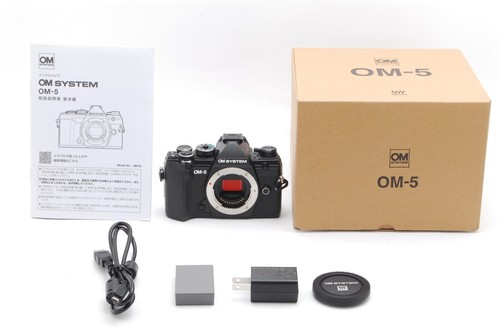 【MINT+++BOXED S/C3605】Olympus OM-5 Mirrorless Digital Camera Black Body JAPAN