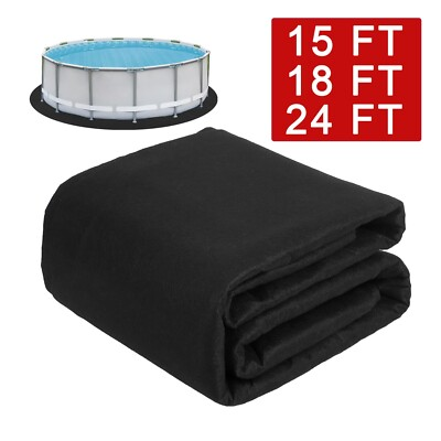 #ad 15 18 24 FT Round Pool Liner Pad Pool Liners for Above Ground Swimming Pools