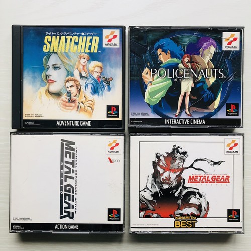 Metal Gear Solid Integral Snatcher Policenauts Tactical Espionage set Japan PS1 - Picture 24 of 24