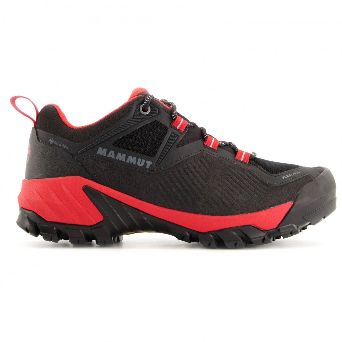 WOMENS MAMMUT SAPUEN LOW GTX WALKING SHOES BLACK/RED UK SIZE