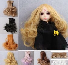 15*100CM Beautiful Curly Doll DIY Wigs For 11.5" Doll Hair For 1/3 1/4 BJD Dolls