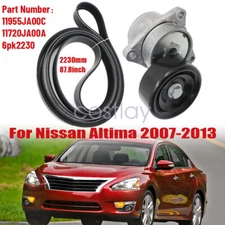 6pk2230 Serpentine Belt Drive Component Kit For Nissan Altima 2.5L 2007-2013