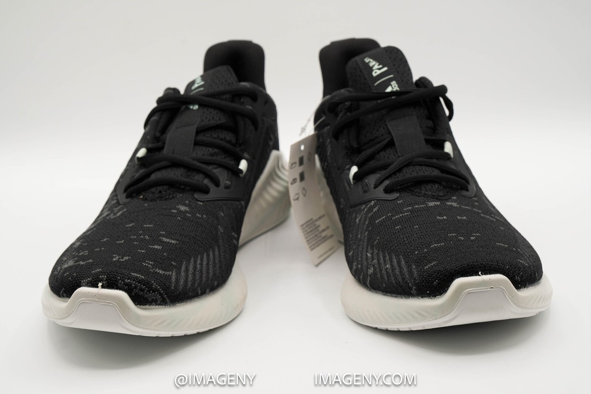 ADIDAS ALPHABOUNCE RUN PARLEY NEW SIZE CORE BLACK LINEN GREEN