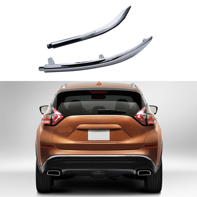 Left Right Rear Bumper Chrome Molding Trim Cover for Nissan Murano 2015 ...