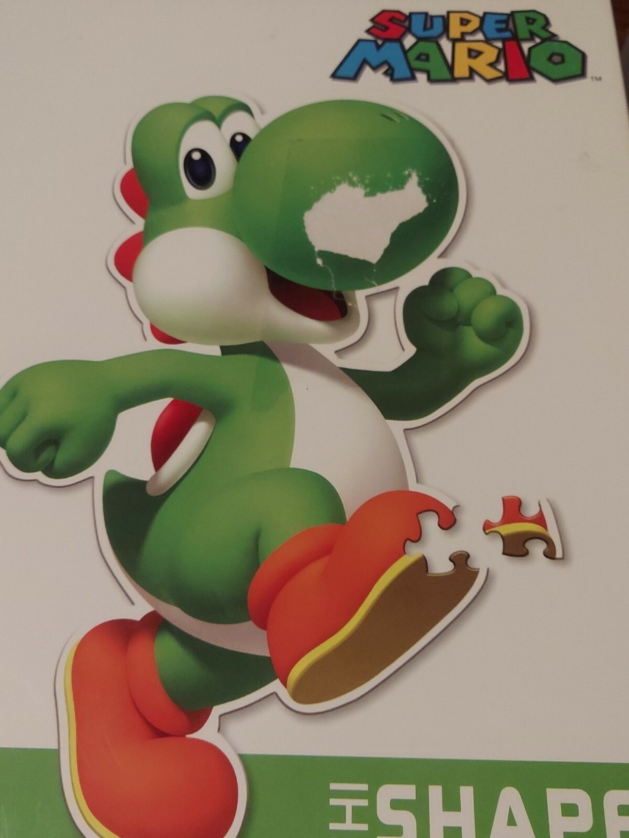 USAopoly Yoshi Shaped Puzzle 200 Pieces Nintendo Super Mario 16