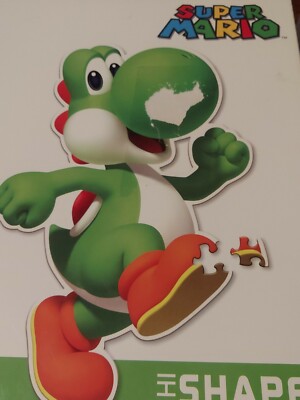 USAopoly Yoshi Shaped Puzzle 200 Pieces Nintendo Super Mario 16