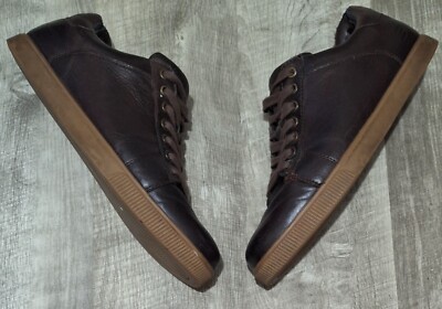 Skechers Mens Volden Fandom 65323 Brown Casual Shoes Sneakers Size 10