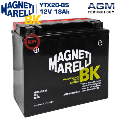 MAGNET AKKU MARELLI YTX20-BS 12V 18Ah ARCTIC CAT PANTERA 550-600 2004 2005