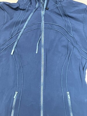 NEW Women Lululemon Hooded Define Jacket Nulu True Navy Size 8 | eBay