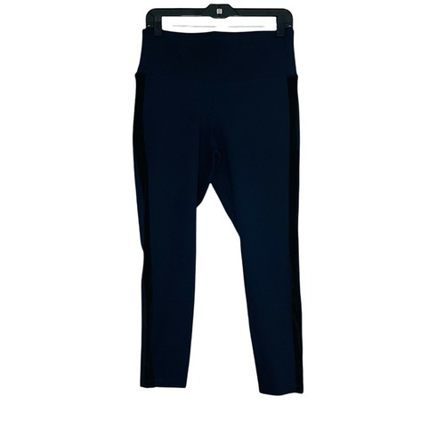 Old Navy Womens Blue Black Velvet Strip 