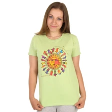 SMALL ONLY ** Laurel Burch Tee Shirt "Harmony Under The Sun" LBT025