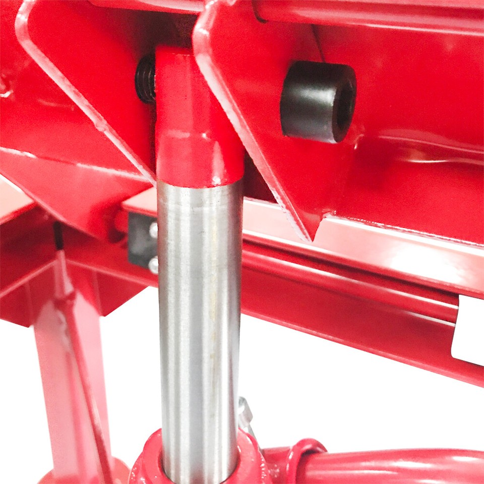 300lb Motorcycle Hydraulic Scissor Floor Jack Lift Red in USA eBay