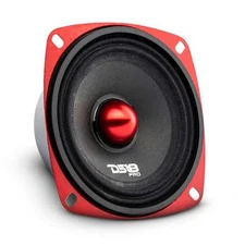 DS18 PRO-X4.4BMSL 4" Car Speaker Shallow Mid-Range with Bullet 200 Watts 4-Ohm