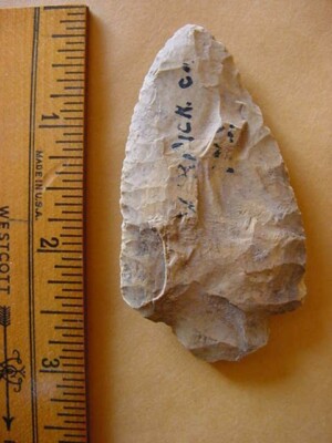 DARL FRACTURED BASE  POINT FOUND IN INDIANA
