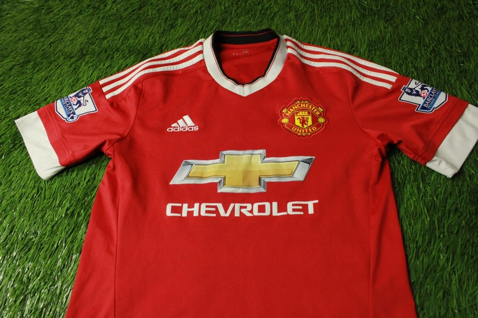 CAMISETA DE FUTBOL MANCHESTER UNITED #8 MATA 2015/2016 LOCAL ADIDAS ORIGINAL Foto 3 de 4