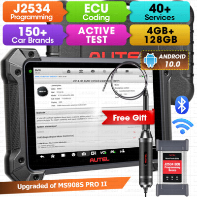 Autel MaxiSYS MK908 PRO II J2534 Programming Coding Level-Up of MS908S PRO II