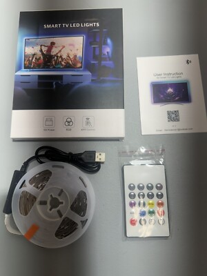 LED Lights for 65''-75'' TV, 15Ft TV LED Backlight, LED Strip Lights (E4)